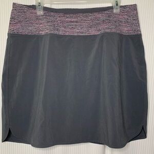 Tuff Athletics Skort Short Stretchy Fabric Grey XL